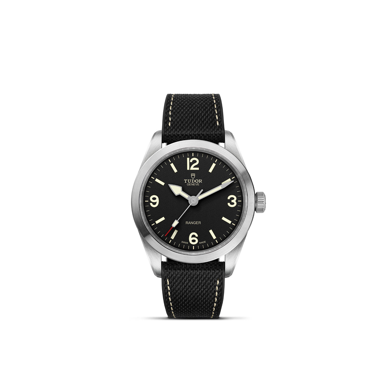 TUDOR RANGER standing upright, highlighting its classic design against a white background.