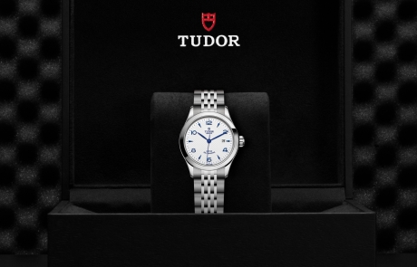 TUDOR 1926 nestled in its presentation box, symbolizing the watch's premium status.