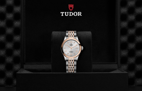 TUDOR 1926 nestled in its presentation box, symbolizing the watch's premium status.