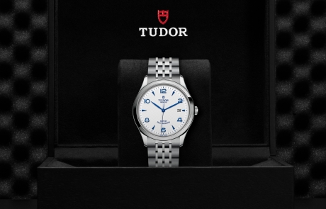 TUDOR 1926 nestled in its presentation box, symbolizing the watch's premium status.