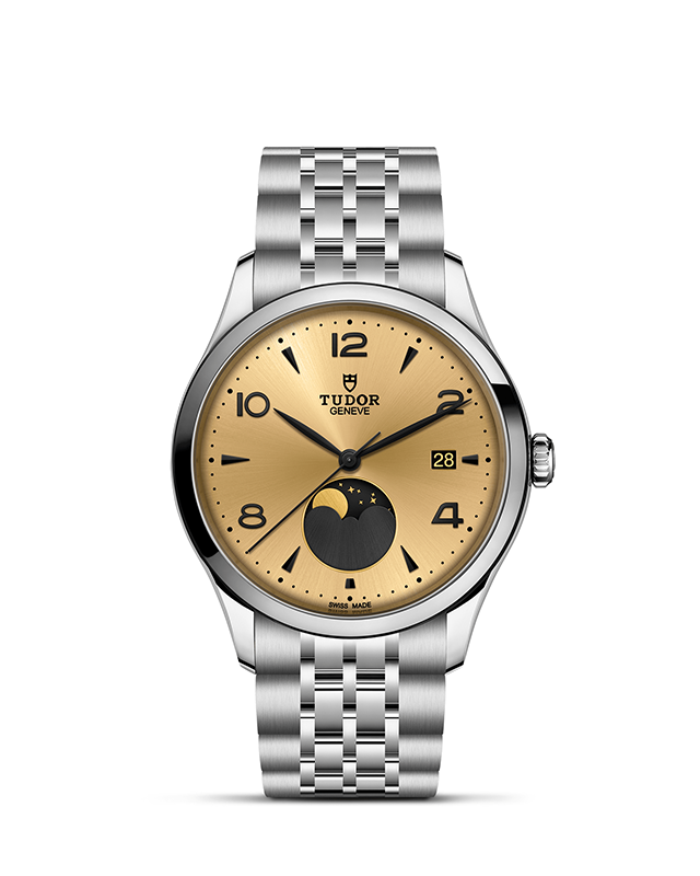 TUDOR 1926 presented upright against a white grid, focusing on its refined aesthetics.