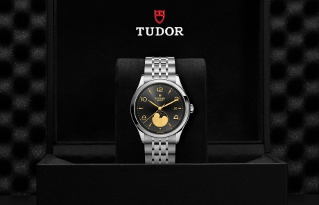 TUDOR 1926 nestled in its presentation box, symbolizing the watch's premium status.
